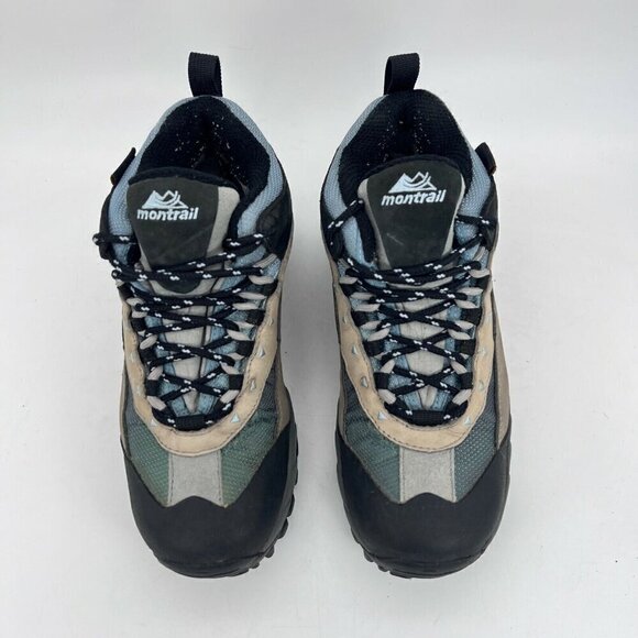 Montrail Gore Tex Gray Blue Hiking Trail Women Boot Shoes GENSTRM1201 Size 7.5 - Picture 4 of 12
